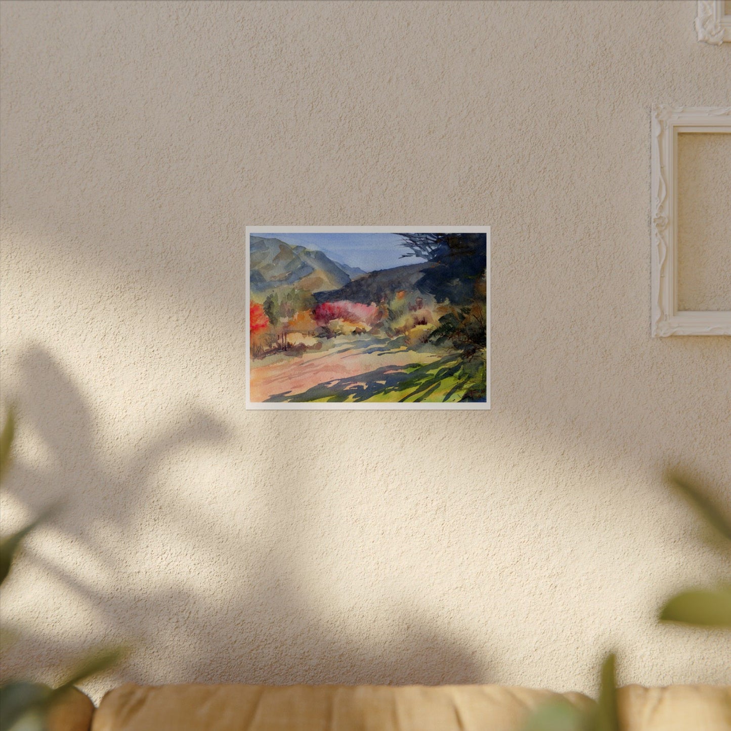 “Bright Morning” Textured Watercolor Matte Poster